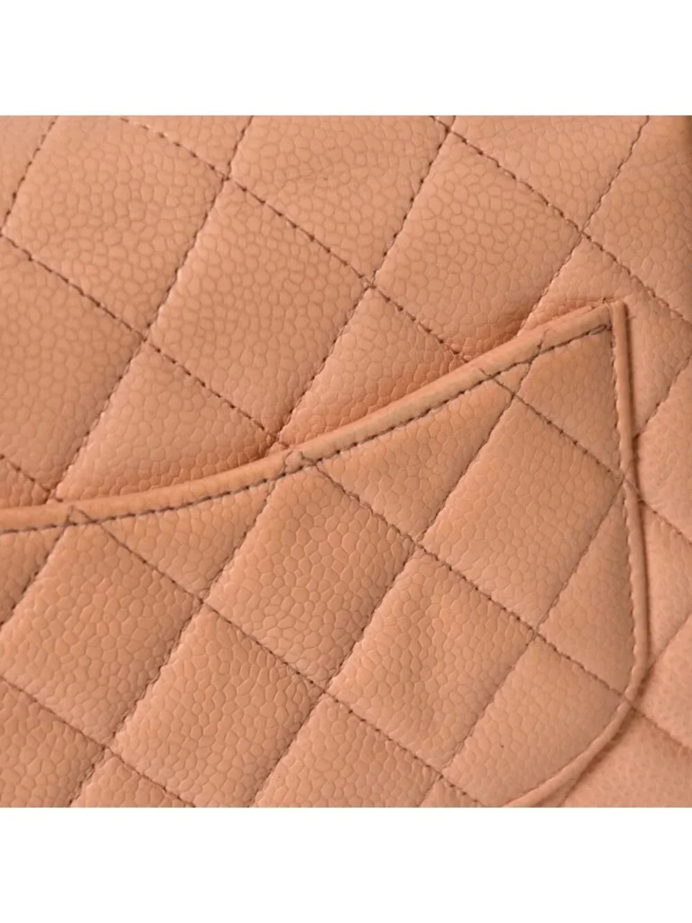 Chanel Mini Quilted 17 S Flap S Chain Shoulder Bag CC Logo Caviar Leather